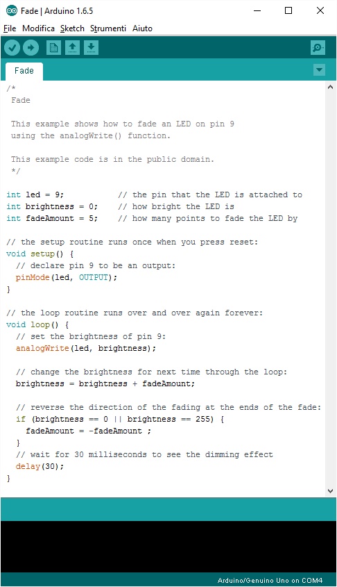 arduino fade