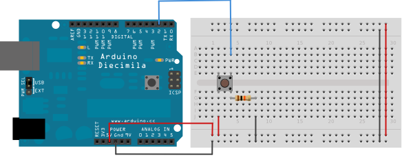 Pulsante su Arduino