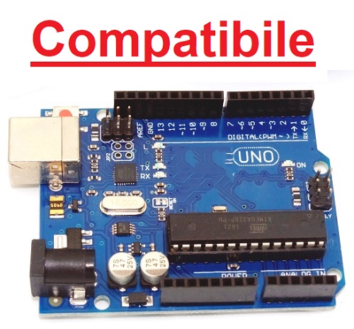 DERNON Durevole Uno R3 ATmega328P per Arduino con Scheda di Sviluppo Cavo USB Blu 