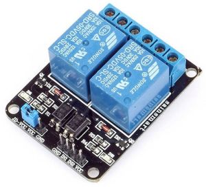 Modulo relè 2 canali DC 5V per Arduino e Raspberry Pi