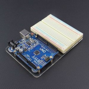 Supporto per Arduino UNO e Breadboard