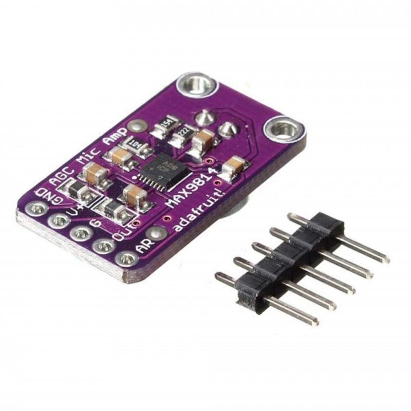 Modulo Preamplificatore Microfono Electret MAX4486 + Compressione Vocale SSM2167 - 2 Pezzi
