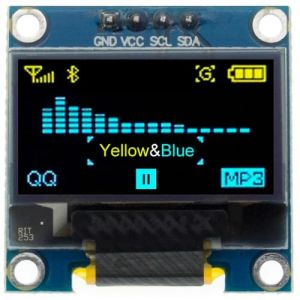 Display OLED 128x64 0.96" 4pin I2C Blu Giallo