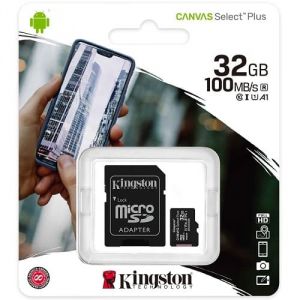 Micro SDHC Classe 10 Kingston 32 GB con adattatore