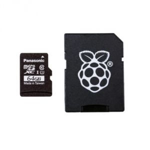 Scheda microSD da 64GB con Raspbian precaricato per Raspberry PI