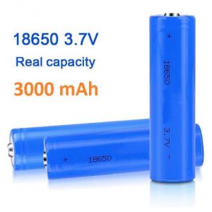 Batteria 18650 LiPo ricaricabile 3.7V 3000mAh