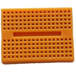 Breadboard 170 Punti ARANCIONE autoadesiva