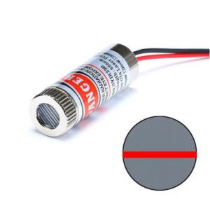 Modulo Laser 5mW – Puntatore a Linea - colore ROSSO