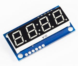 Display LED seriale 4-Digit - colore cifre GIALLO